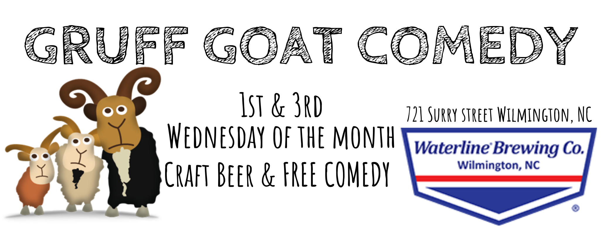 Gruff Goat Comedy @ Waterline Brewing Company | Wilmington | North Carolina | United States